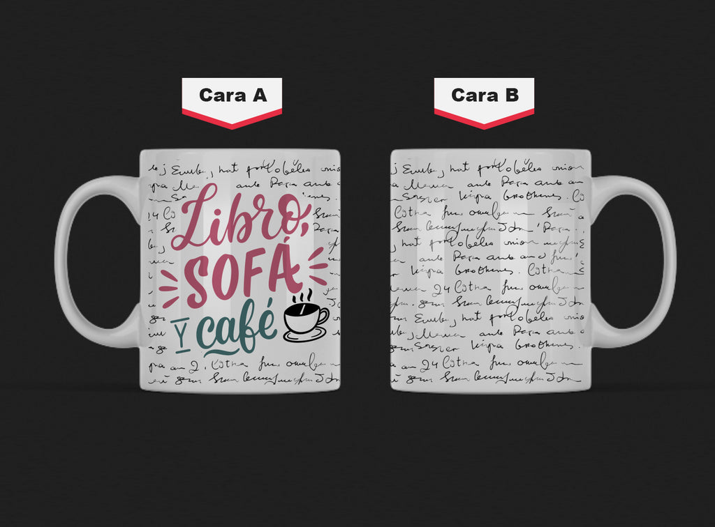 Amantes de la Lectura - Libro, Sofá & Café